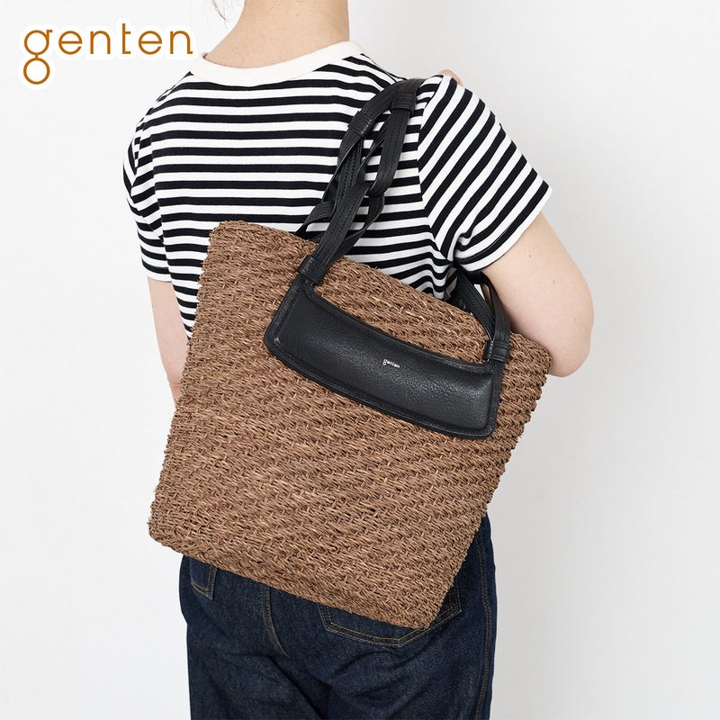 genten ゲンテン Edera エデラ かごバッグ トートバッグ 45040