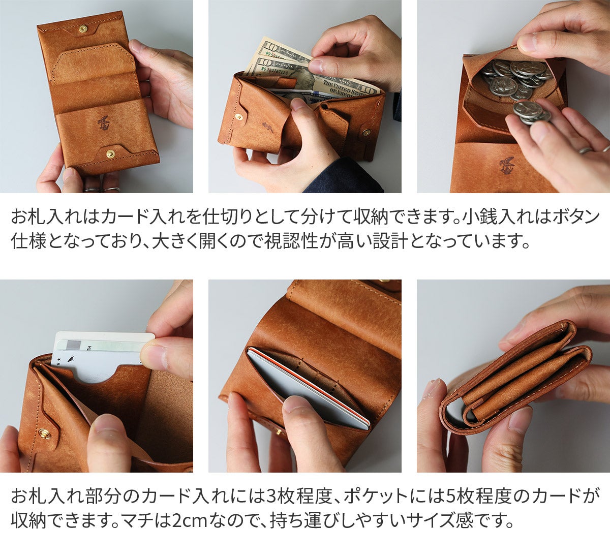 MR.OLIVE E.O.I ミスターオリーブ イーオーアイ PUEBLO LEATHER プエブロレザー NEAT WALLET ME120P