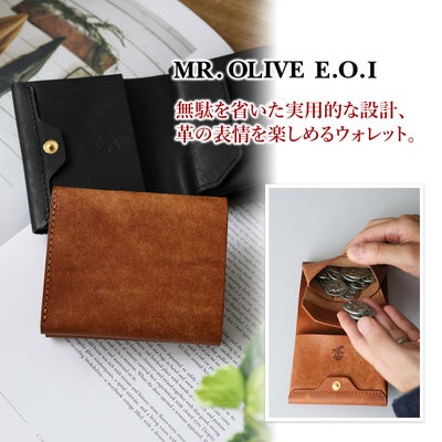 MR.OLIVE E.O.I ミスターオリーブ イーオーアイ PUEBLO LEATHER プエブロレザー NEAT WALLET ME120P