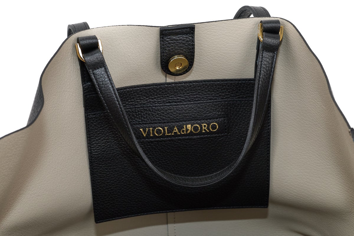VIOLAd'ORO ヴィオラドーロ TRERO トレロ Wフェイストートバッグ V-1516