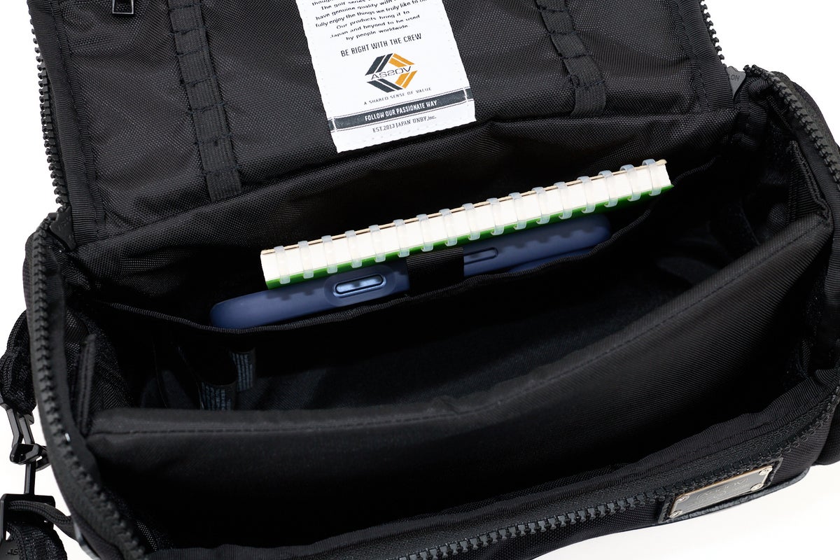 AS2OV アッソブ GOLF EXCLUSIVE BALLISTIC NYLON ROUND POUCH 152209