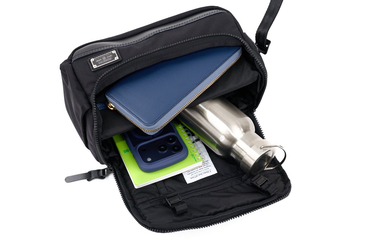 AS2OV アッソブ GOLF EXCLUSIVE BALLISTIC NYLON ROUND POUCH 152209