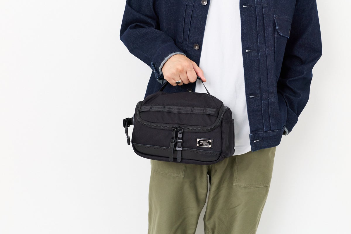 AS2OV アッソブ GOLF EXCLUSIVE BALLISTIC NYLON ROUND POUCH 152209