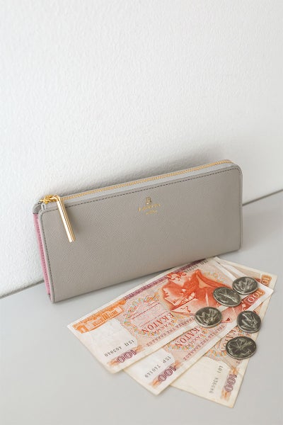 LANVIN en Bleu ランバン オン ブルー リュクサンブールカラー 小銭入れ付き長財布（L字ファスナー式） 481172