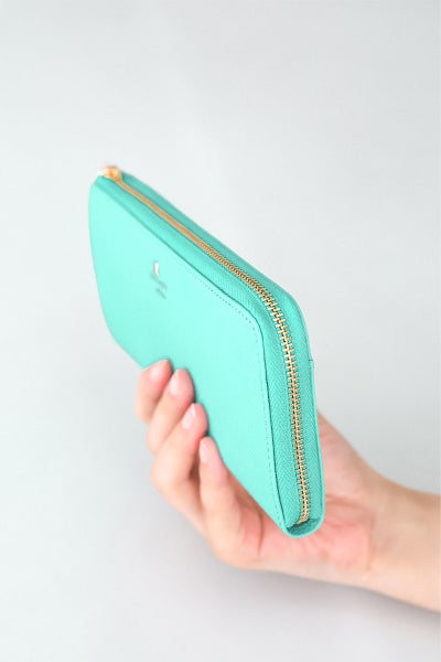 LANVIN en Bleu ランバン オン ブルー リュクサンブールカラー 小銭入れ付き長財布（L字ファスナー式） 481172