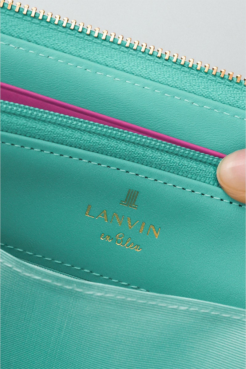 LANVIN en Bleu ランバン オン ブルー リュクサンブールカラー 小銭入れ付き長財布（L字ファスナー式） 481172