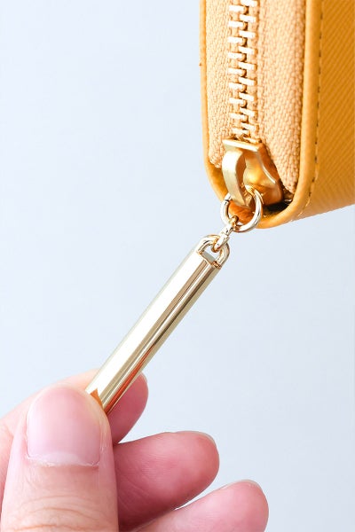 LANVIN en Bleu ランバン オン ブルー リュクサンブールカラー 小銭入れ付き長財布（ラウンドファスナー式 ） 481179