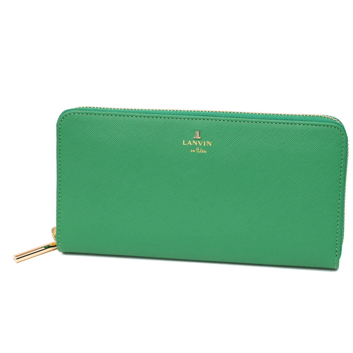 LANVIN en Bleu ランバン オン ブルー リュクサンブールカラー 小銭入れ付き長財布（ラウンドファスナー式 ） 481179