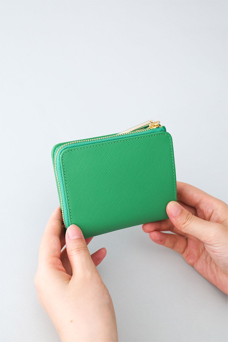 LANVIN en Bleu ランバン オン ブルー リュクサンブールカラー 小銭入れ付き二つ折り財布 482023