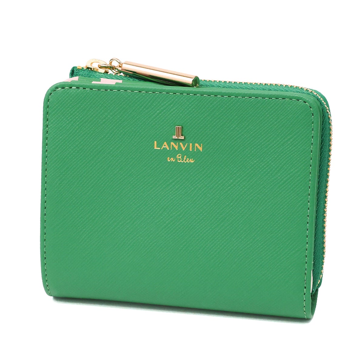 LANVIN en Bleu ランバン オン ブルー リュクサンブールカラー 小銭入れ付き二つ折り財布 482023