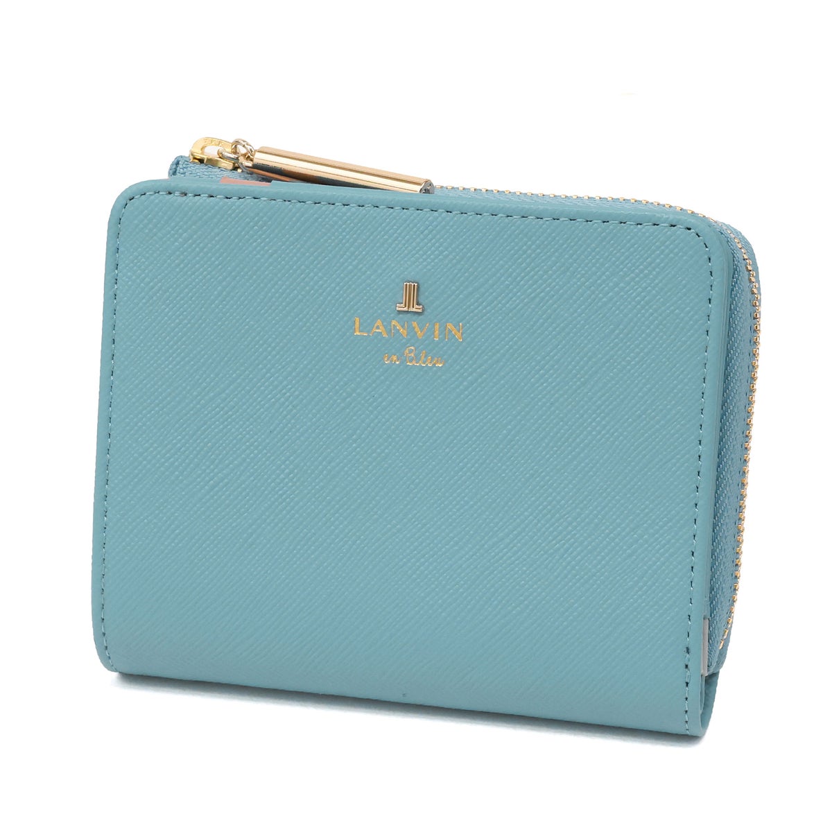 LANVIN en Bleu ランバン オン ブルー リュクサンブールカラー 小銭入れ付き二つ折り財布 482023