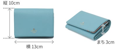 LANVIN en Bleu ランバン オン ブルー リュクサンブールカラー 小銭入れ付き二つ折り財布 482037