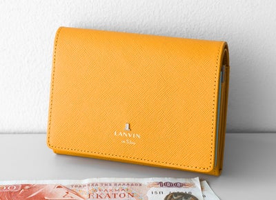 LANVIN en Bleu ランバン オン ブルー リュクサンブールカラー 小銭入れ付き二つ折り財布 482037