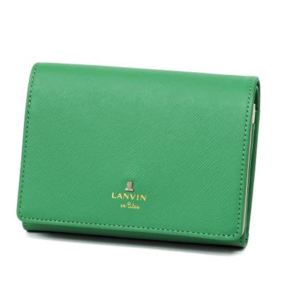 LANVIN en Bleu ランバン オン ブルー リュクサンブールカラー 小銭入れ付き二つ折り財布 482037