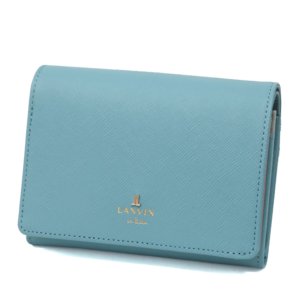 LANVIN en Bleu ランバン オン ブルー リュクサンブールカラー 小銭入れ付き二つ折り財布 482037