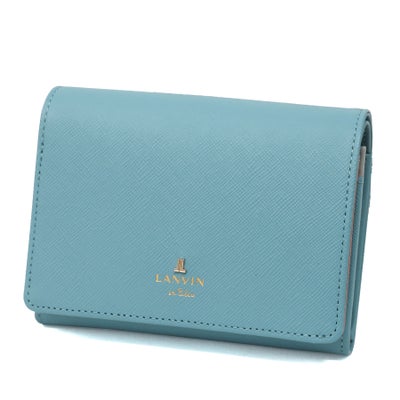 LANVIN en Bleu ランバン オン ブルー リュクサンブールカラー 小銭入れ付き二つ折り財布 482037