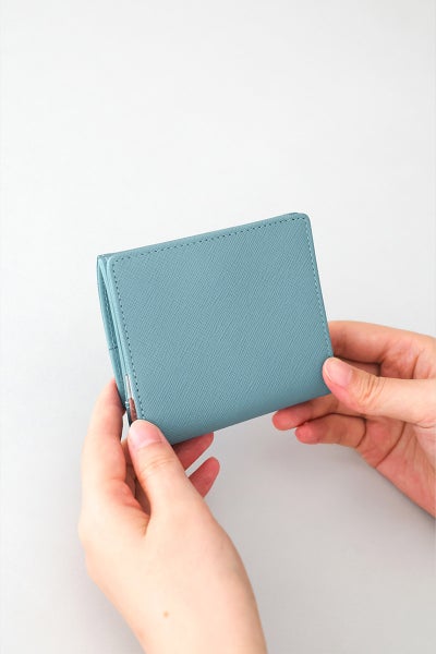 LANVIN en Bleu ランバン オン ブルー リュクサンブールカラー 小銭入れ付き二つ折り財布 482038