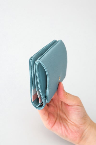 LANVIN en Bleu ランバン オン ブルー リュクサンブールカラー 小銭入れ付き二つ折り財布 482038