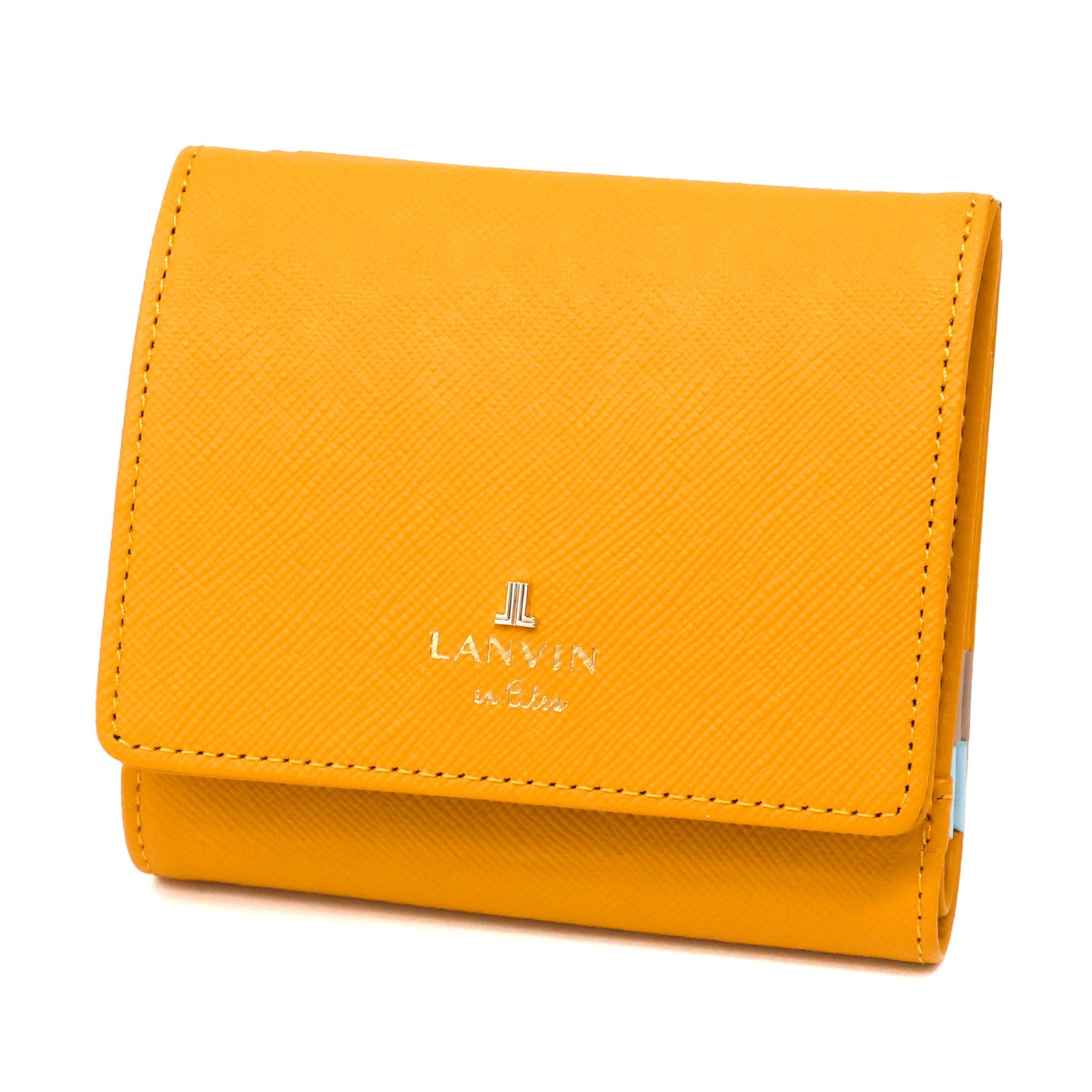 LANVIN en Bleu ランバン オン ブルー リュクサンブールカラー 小銭入れ付き二つ折り財布 482038