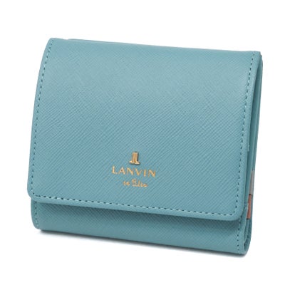 LANVIN en Bleu ランバン オン ブルー リュクサンブールカラー 小銭入れ付き二つ折り財布 482038