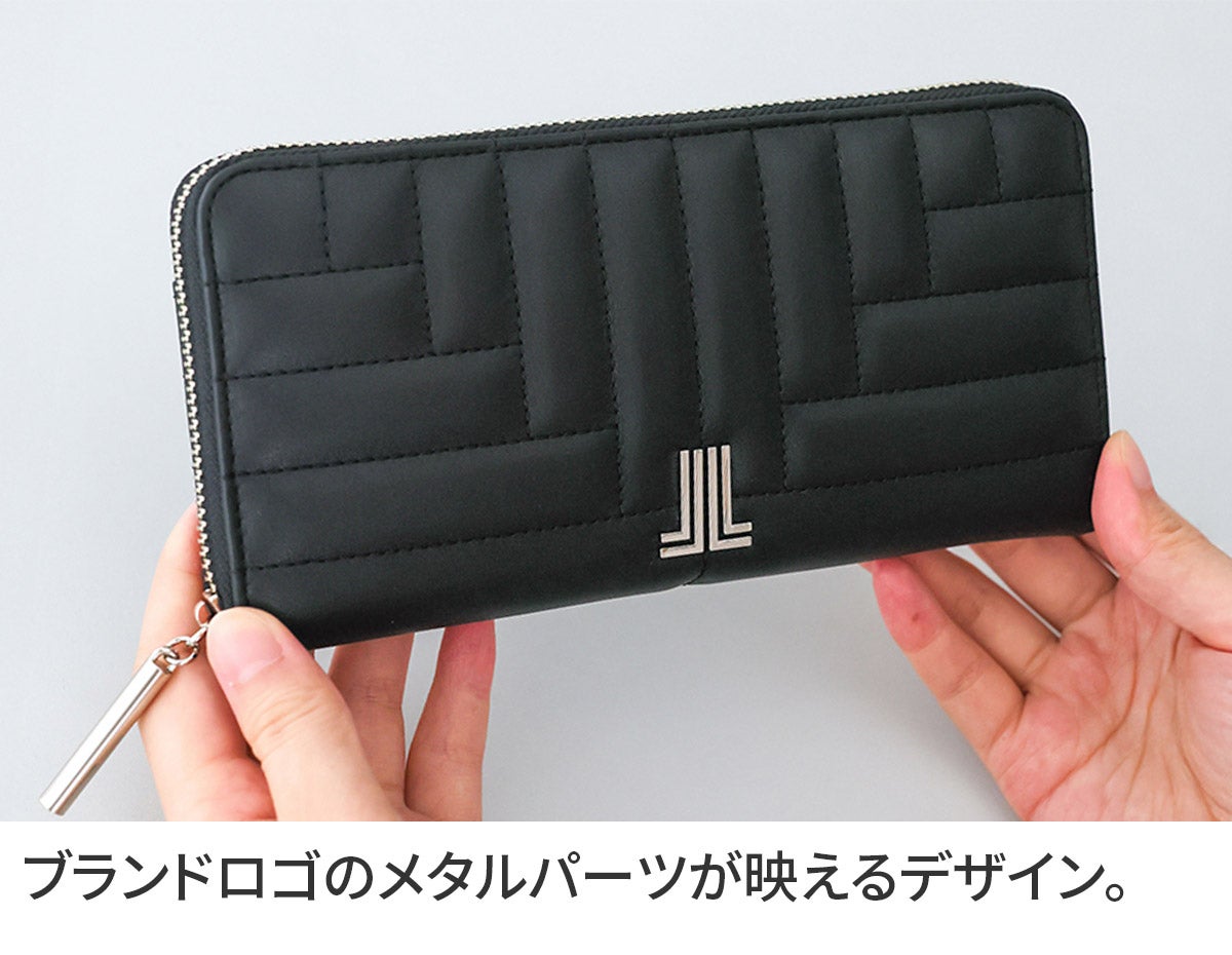 LANVIN en Bleu ランバン オン ブルー ベルシー 小銭入れ付き長財布（ラウンドファスナー式 ） 482660