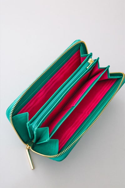 LANVIN en Bleu ランバン オン ブルー ベルシー 小銭入れ付き長財布（ラウンドファスナー式 ） 482660