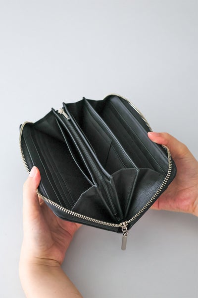 LANVIN en Bleu ランバン オン ブルー ベルシー 小銭入れ付き長財布（ラウンドファスナー式 ） 482660