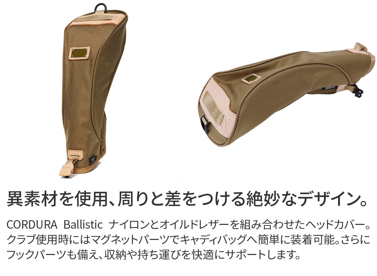 AS2OV アッソブ GOLF EXCLUSIVE BALLISTIC NYLON ヘッドカバー ドライバー用 062202