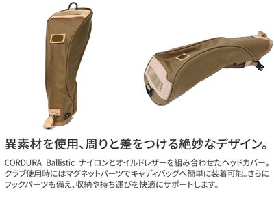 AS2OV アッソブ GOLF EXCLUSIVE BALLISTIC NYLON ヘッドカバー ドライバー用 062202