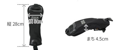 AS2OV アッソブ GOLF EXCLUSIVE BALLISTIC NYLON ヘッドカバー ユーティリティ用 062204