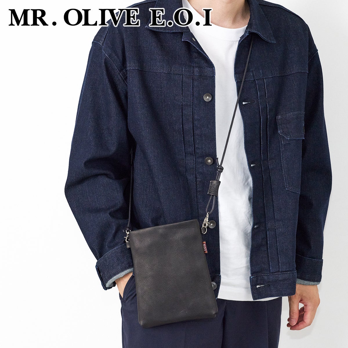MR.OLIVE E.O.I ミスターオリーブ イーオーアイ IMPERMA-LEATHER インパーマレザー TINY SACOCHE ME679