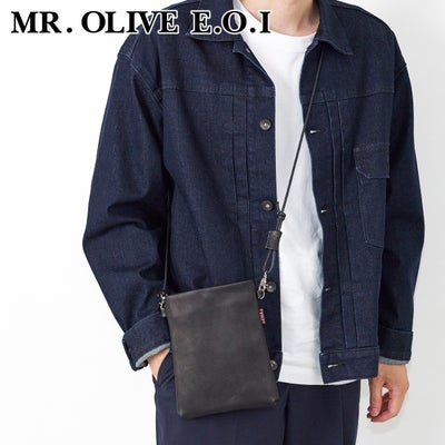 MR.OLIVE E.O.I ミスターオリーブ イーオーアイ IMPERMA-LEATHER インパーマレザー TINY SACOCHE ME679