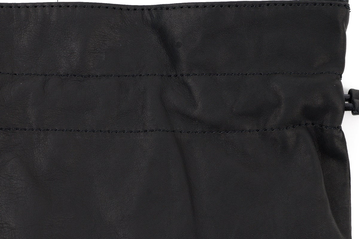 MR.OLIVE E.O.I ミスターオリーブ イーオーアイ IMPERMA-LEATHER インパーマレザー DRAWSTRING BAG ME698