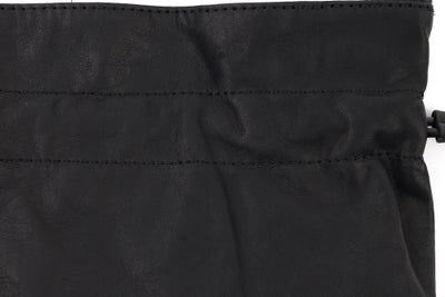MR.OLIVE E.O.I ミスターオリーブ イーオーアイ IMPERMA-LEATHER インパーマレザー DRAWSTRING BAG ME698