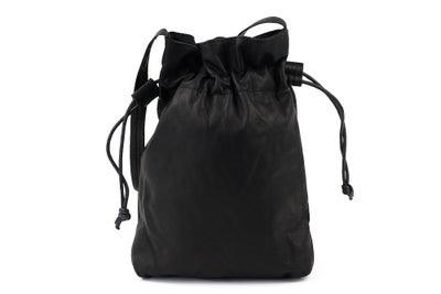 MR.OLIVE E.O.I ミスターオリーブ イーオーアイ IMPERMA-LEATHER インパーマレザー DRAWSTRING BAG ME698