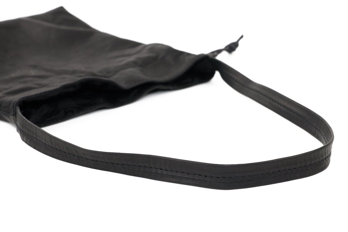MR.OLIVE E.O.I ミスターオリーブ イーオーアイ IMPERMA-LEATHER インパーマレザー DRAWSTRING BAG ME698