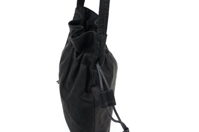 MR.OLIVE E.O.I ミスターオリーブ イーオーアイ IMPERMA-LEATHER インパーマレザー DRAWSTRING BAG ME698