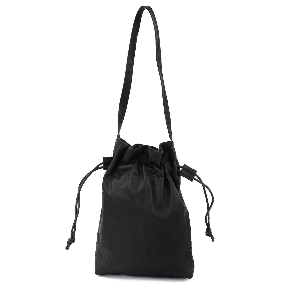 MR.OLIVE E.O.I ミスターオリーブ イーオーアイ IMPERMA-LEATHER インパーマレザー DRAWSTRING BAG ME698