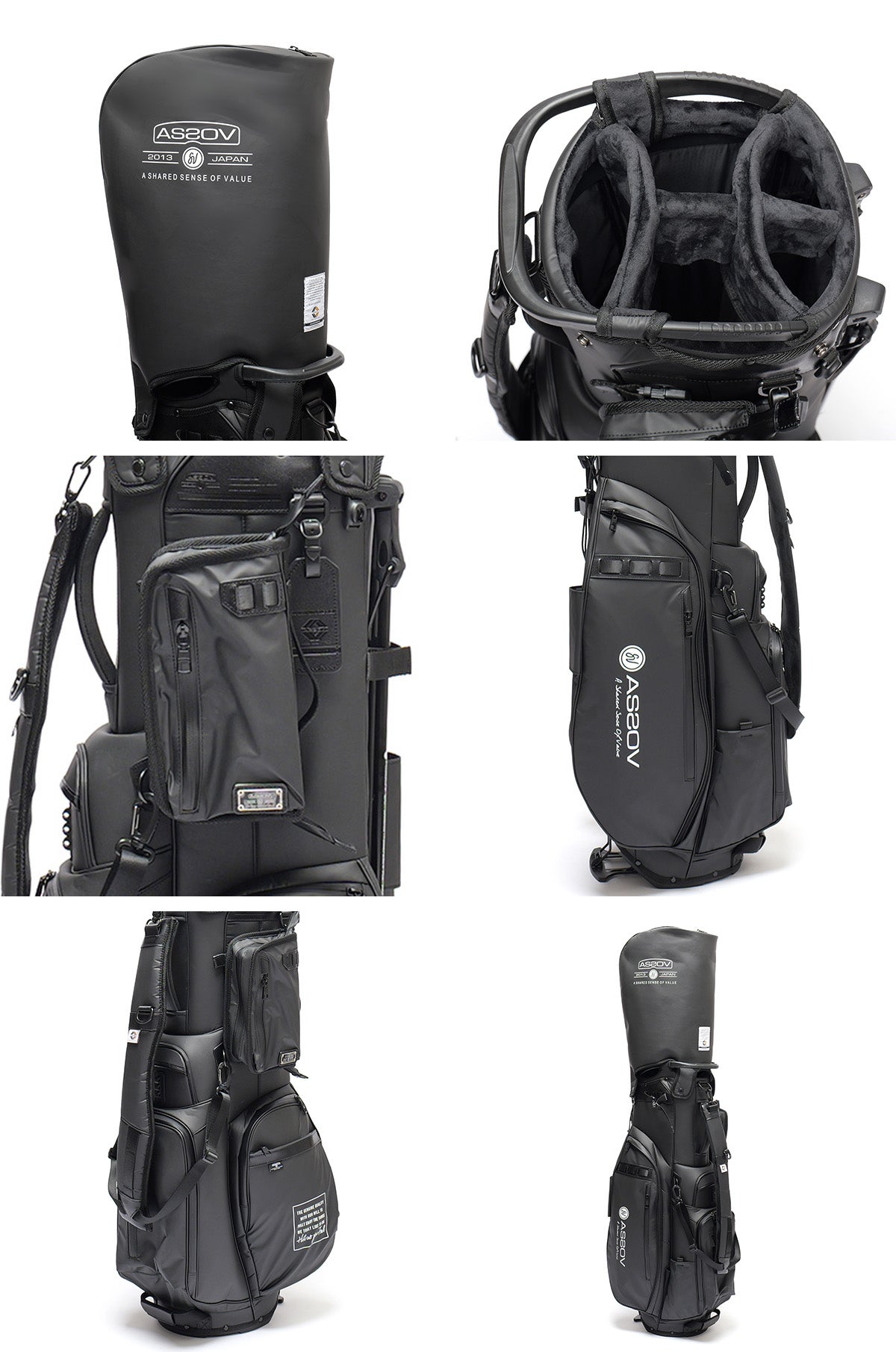 AS2OV アッソブ GOLF POLYCA キャディバッグ 622500