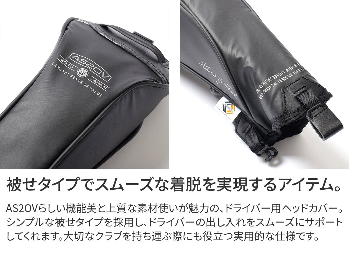 AS2OV アッソブ GOLF POLYCA ヘッドカバー ドライバー用 152500