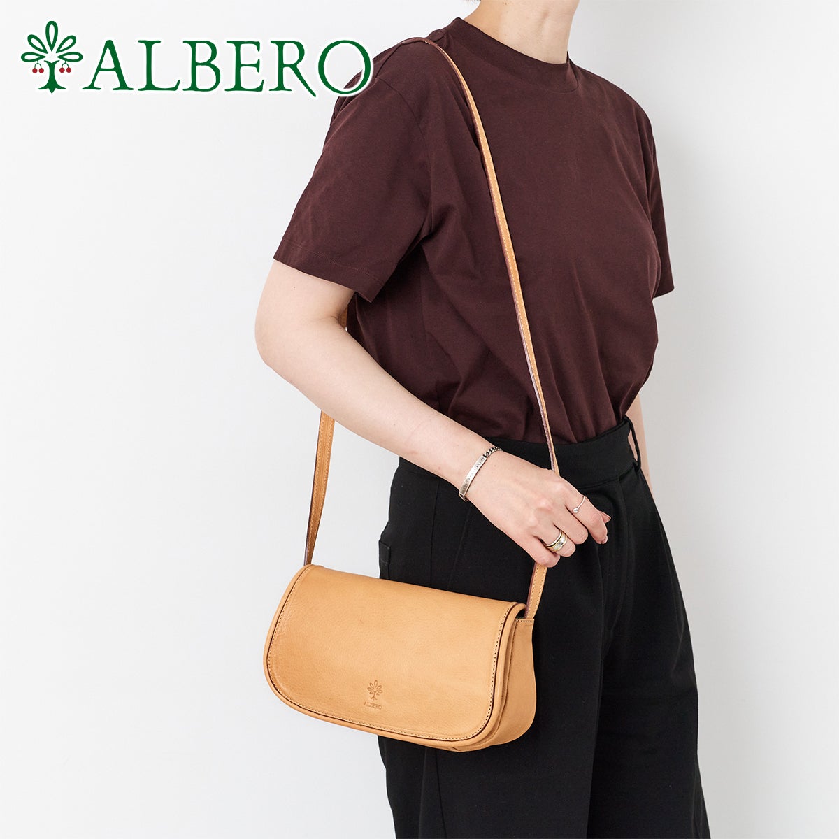 ALBERO アルベロ NATURALE ナチュラーレ ショルダーバッグ 2193