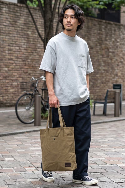 BAGGY PORT バギーポート ロウビキパラフィン 帆布 トートバッグ GRN-1514ST