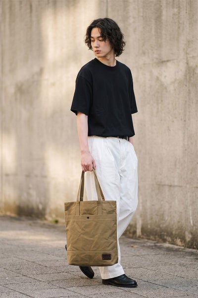 BAGGY PORT バギーポート ロウビキパラフィン 帆布 トートバッグ GRN-1514ST