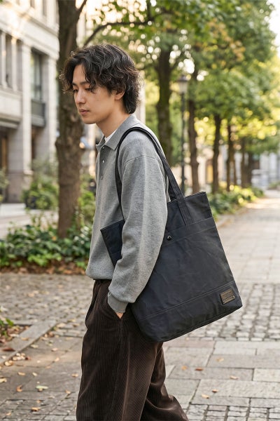 BAGGY PORT バギーポート ロウビキパラフィン 帆布 トートバッグ GRN-1514ST