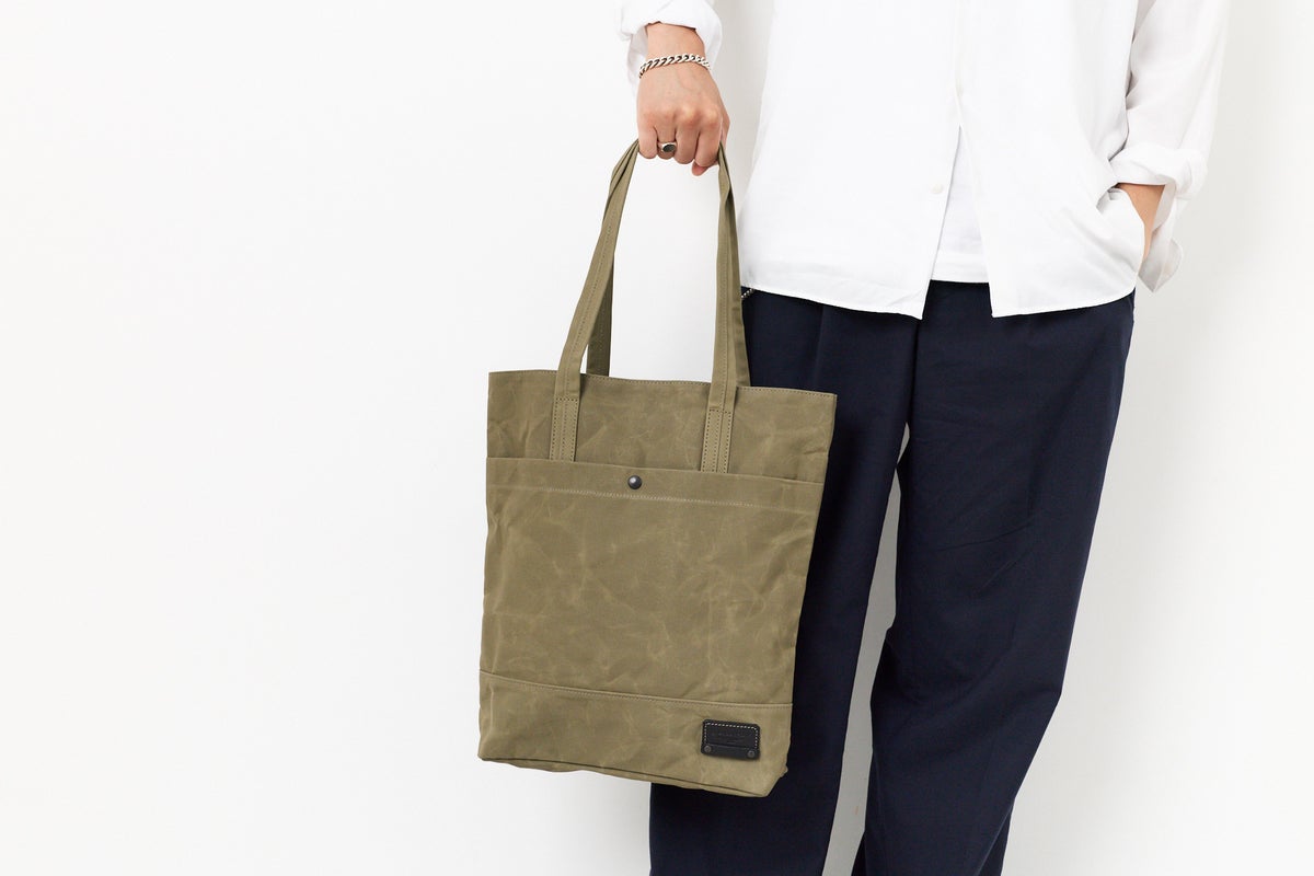 BAGGY PORT バギーポート ロウビキパラフィン 帆布 トートバッグ GRN-1514ST