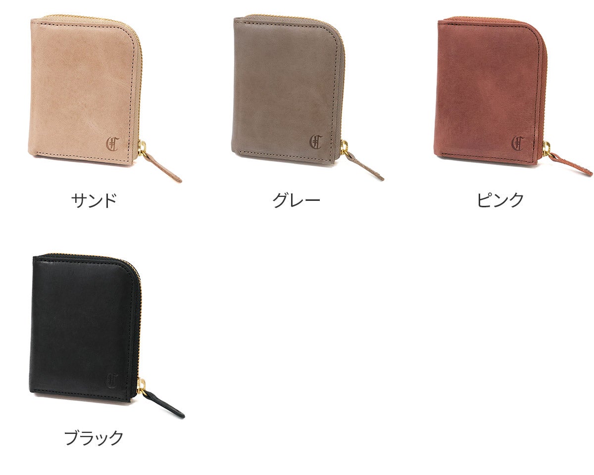 CLEDRAN クレドラン EPON エポン 小銭入れ付き二つ折り財布（L字ファスナー式） CR-CL4004