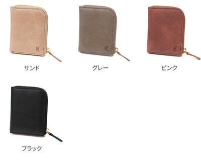 CLEDRAN クレドラン EPON エポン 小銭入れ付き二つ折り財布（L字ファスナー式） CR-CL4004