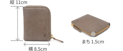 CLEDRAN クレドラン EPON エポン 小銭入れ付き二つ折り財布（L字ファスナー式） CR-CL4004
