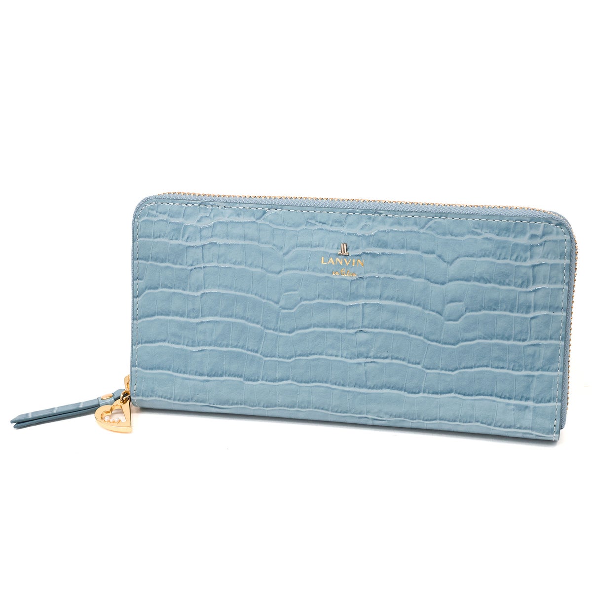 LANVIN en Bleu ランバン オン ブルー マゼンダ 小銭入れ付き長財布（ラウンドファスナー式 ） 481681
