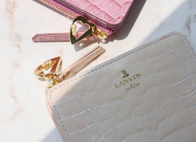 LANVIN en Bleu ランバン オン ブルー マゼンダ 小銭入れ付き二つ折り財布 481686